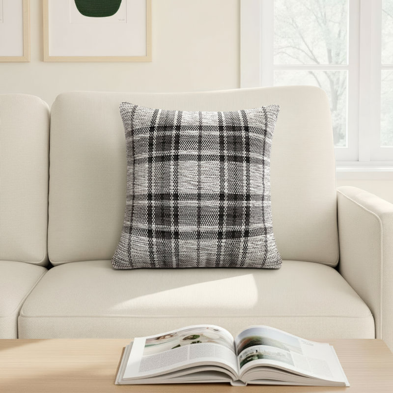Carillon Square Cotton Pillow Cover, 22" x 22"