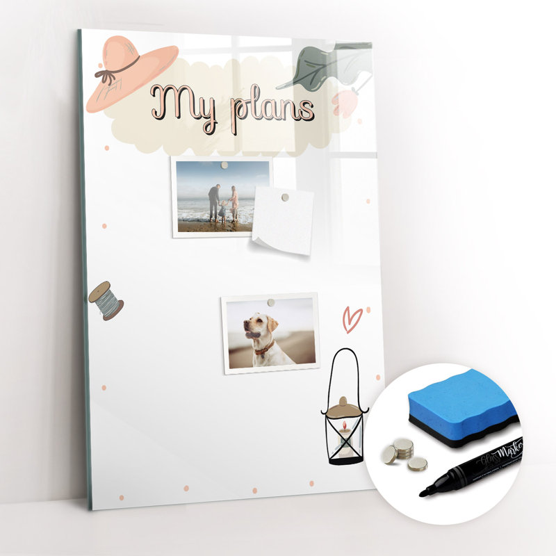 Magnetic Glass Dry Erase Board