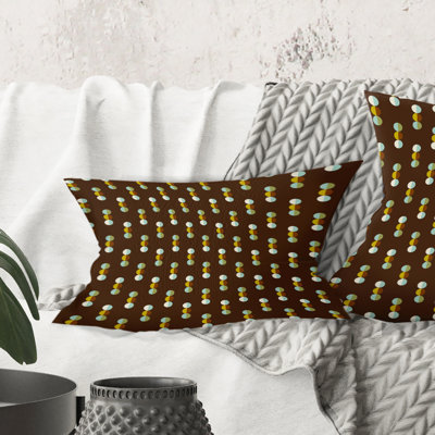 Coussin Geometric Mod Dots - Mid-Century Modern