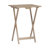 Hadley Four-Pack Acacia Tray Table Set with Stand