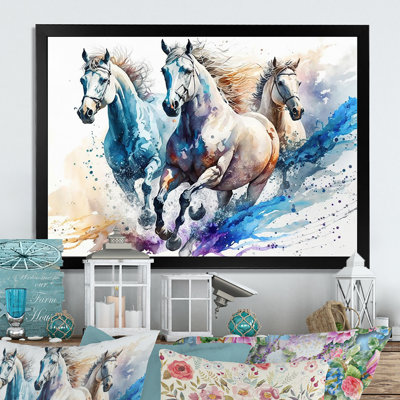 " Herd Of Horses Running IV "
