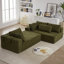 Ensemble de canapé modulaire rembourré Chenille Modern-1632671360-1632671361
