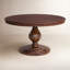Douglas Round Solid Wood Dining Table-809888876-908803001