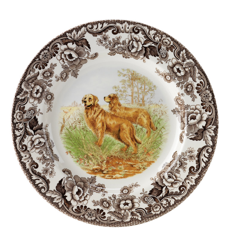 Assiette plate Spode Woods