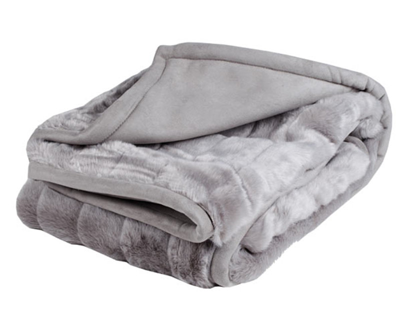 Animal Print Blanket, 140cm x 140cm, Dark Blue