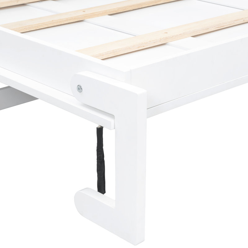Lit simple, lit, blanc, remplacement de charge, tiroir, rangement, bois de pin, structure blanc, station, sensation rustique, pin