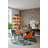 Scalloped Wallpaper Geometric Rustic Wall Mural