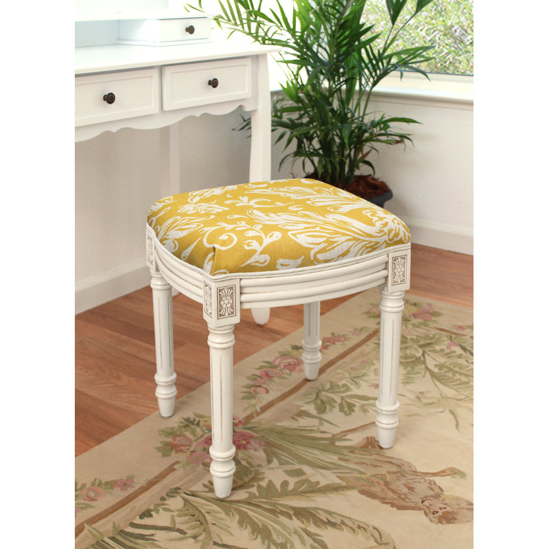 Tabouret de coiffeuse Caramel, Moutarde