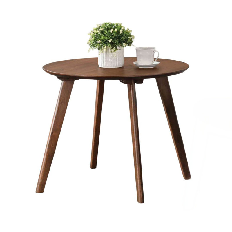 Contemporary Round Mid-Century Side Table
