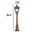 39.4'' Tall  Vintage Lantern Style Outdoor Floor Lamp