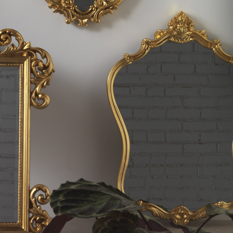 Baroque Flat Wall Mirror