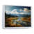 White Floater Framed