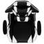 Fauteuil de jeu et de course pivotant en simili cuir pour salle de bain-1207423307