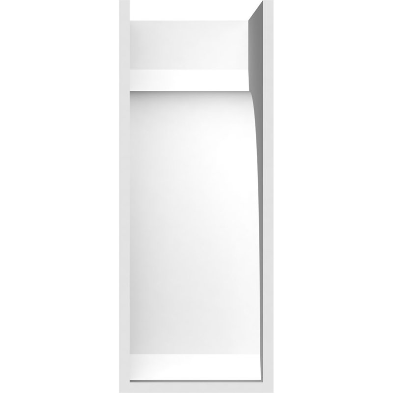 Corbeau standard en uréthane Signature standard, brun clair apprêté, H 14 po x l 5 po x P 7 po