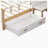 Adien Full Size Kids Bed with Drawer, Desk and Bookshelf