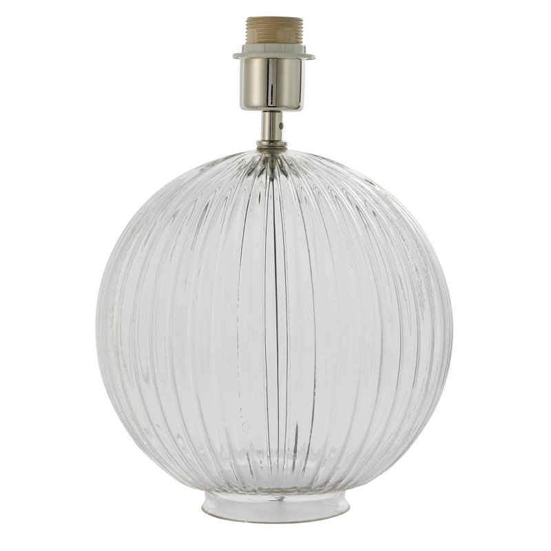 Caleigh Glass Lamp Base Lamp, Clear