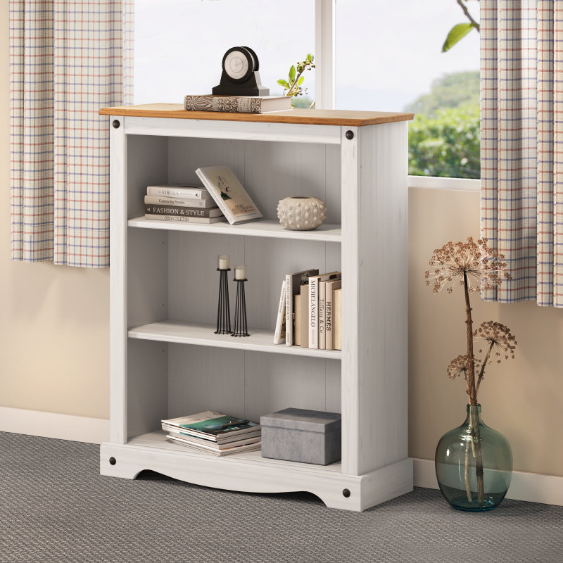 Hoisington 100cm H x 82cm W Solid Wood Bookcase