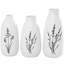 Ensemble de 3 vases de table en céramique Winterstown