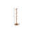 67" Brown Solid Wood Ten Hook Freestanding Coat Rack