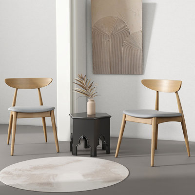 Dining Chairs And Living Room Chairs. PU Material And Metal Legs, Suitable For Kitchen, Living Room, And Dining Room,2 Piece Set