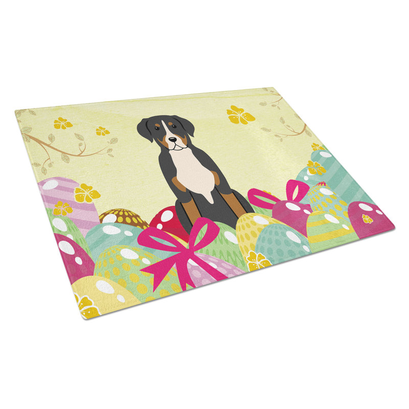 Planche à découper supérieure à l’allée en verre pour chien swiss mountain Saroyan