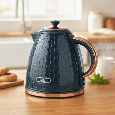 HOMCOM 1.7L Electric Tea Kettle