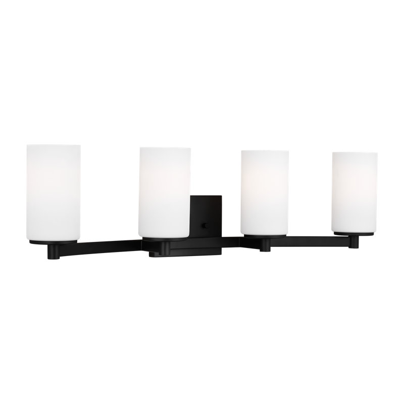 Hettinger Four Light Wall / Bath from Generation Lighting , Midnight Black