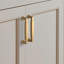 Poignée d'armoire bronze champagne 5-1 / 16 po (128 mm) Stature-50304302-109074529