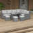 Structure grise / coussin gris