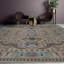 Hand-Knotted High-Quality Gold and Green Area Rug