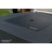 Bergamo 42" Dark Grey Concrete Fire Table 60,000 BTU - Includes Fire Glass, Lid & PVC Cover-111175361