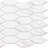 Serenity 1.75" x 2.88" Glass Honeycomb Mosaic Wall Tile-45293110