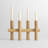Tally 8'' H Solid Wood Tabletop Candelabra-65218702