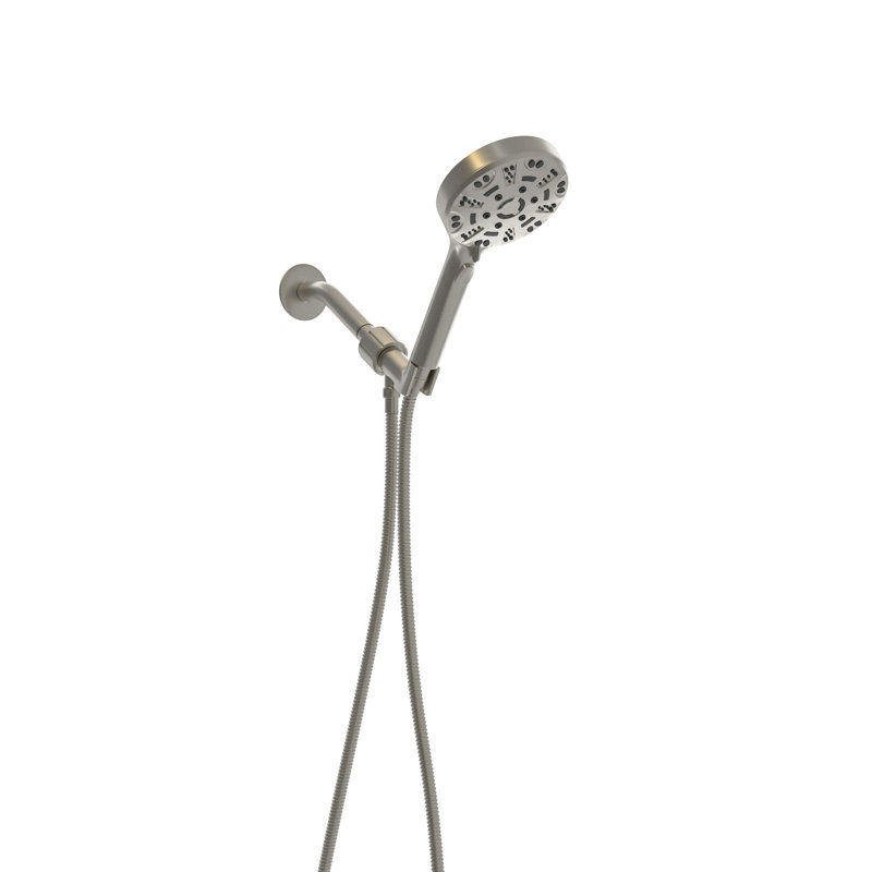 8 Shower Head - 4.7" With Spray, Rain And Massage Modes, 59" Stainless Steel Hose Refreshing Bath Adjustable Shower, Head, Enhance Your Enjoyment