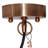 17"H Park Ave Cylinder Double Shaded Pendant Light