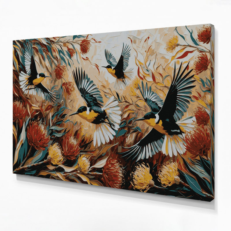 Oiseaux, art mural New Holland, H 11 po x l 14 po