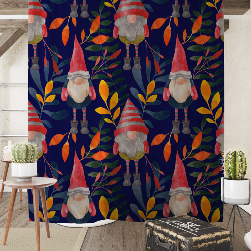 Durmo Abstract Shower Curtain, 90" H x 70" W