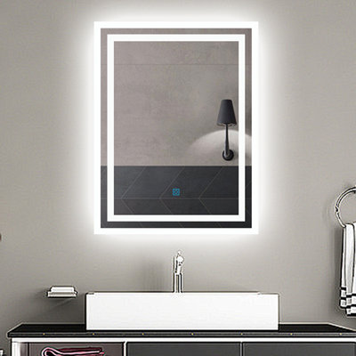 Brelle Rectangle Wall Vanity Mirror