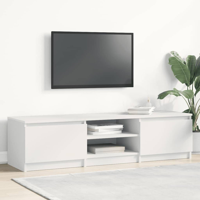 Alexio TV Cabinet 140x40x35.5 cm Engineered Wood, White