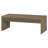 Lawrence 48" Wide Rectangular Fluted Coffee Table in Antiqued Gray Oak-902733774