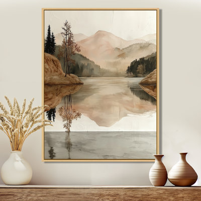 Gimondo The Valley Of Autumn Of Lakeside Mountains - Mountains Wall Art