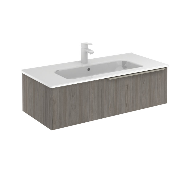 Ensemble de meuble-lavabo simple 40 po, Orme gris