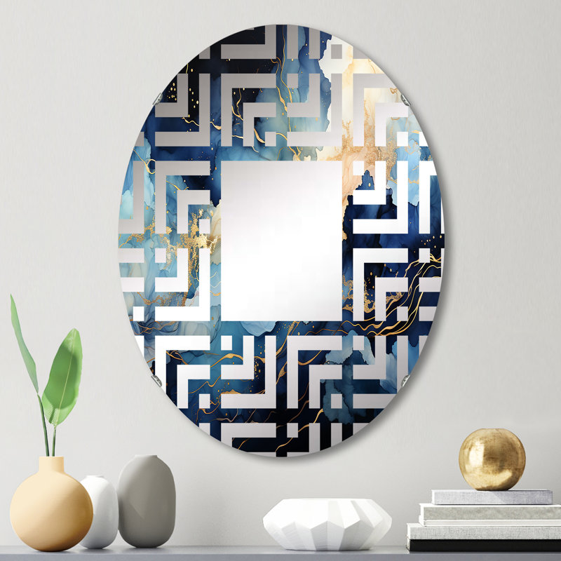 Miroir mural oval, 29,5 po x 19,6 po