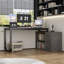L-Shaped Metal Base Writing Desk-991427506-991338910