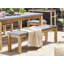 Dameyune 8 - Person Acacia Patio Dining Set with Rectangular Table , Cushions Included