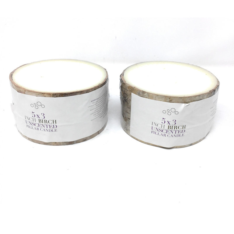 Bougie pilier 2 pièces