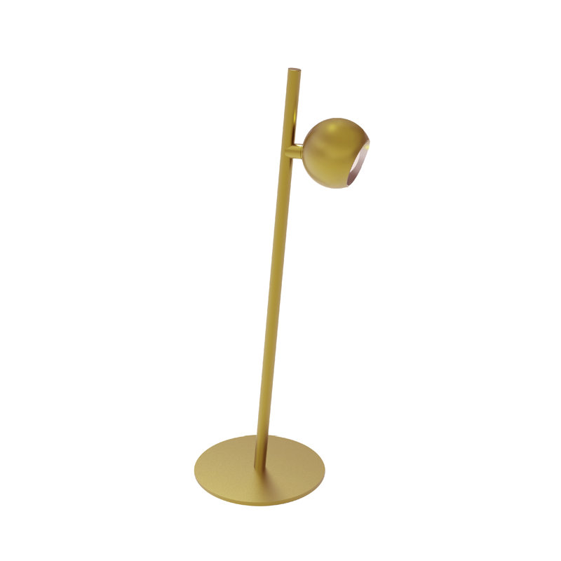 Stevens LED Task Table Lamp, Aged Brass, Aged Brass