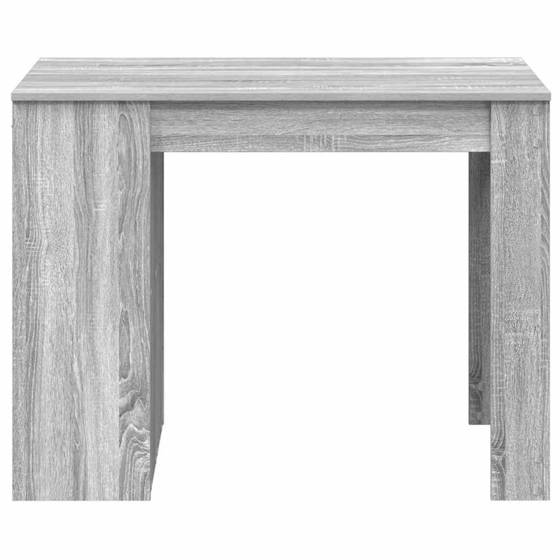 1 Desk, Grey/Sonoma
