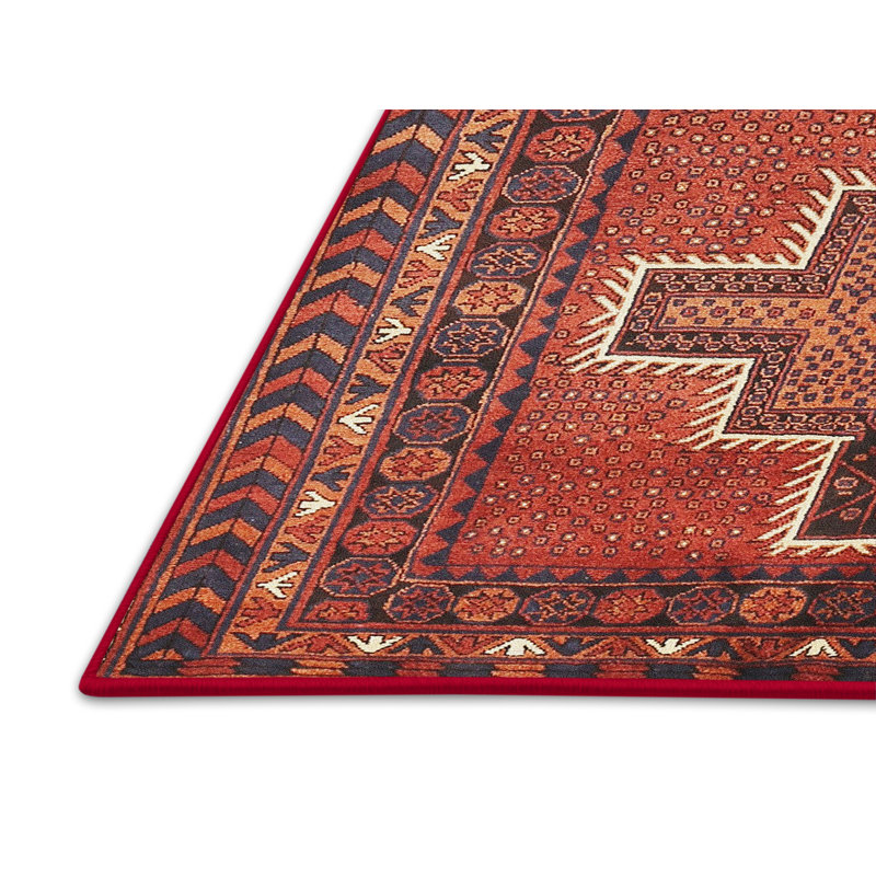 Tapis rouille Plaskitt Southwestern, Rectangle 2 pi x 4 pi