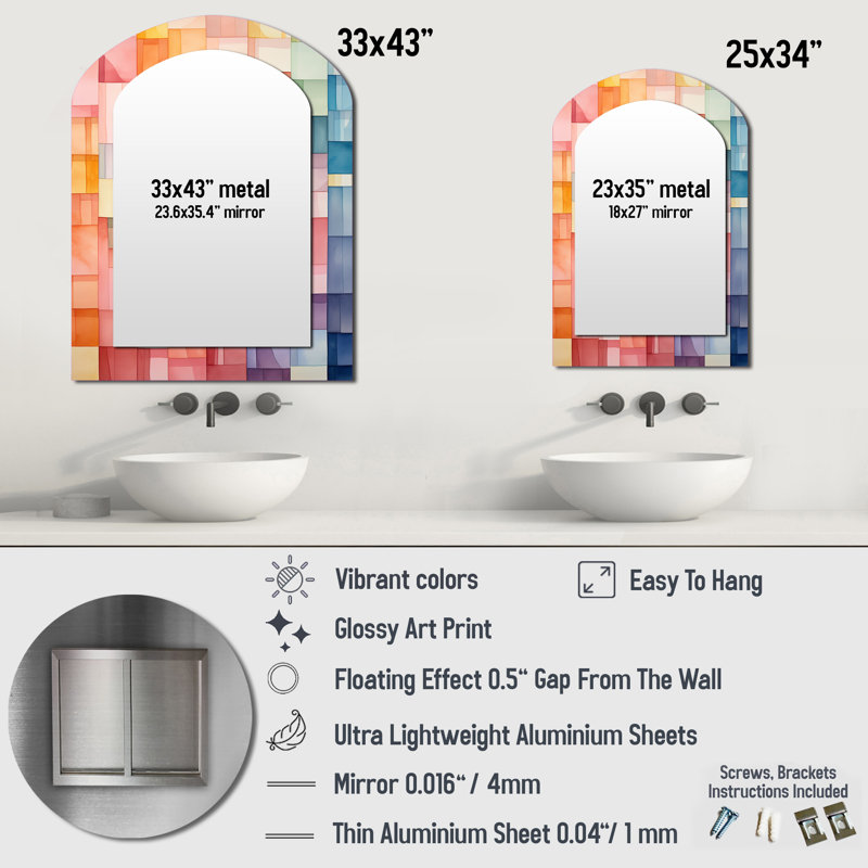 Hardedge Pastel Symetry I - Hard Edge, 34 po x 25 po